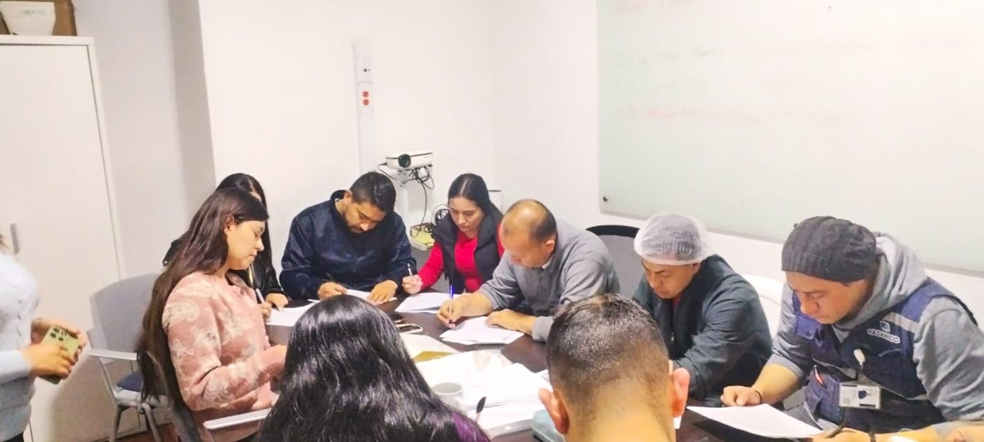 Aplicación de la batería en sala de reuniones